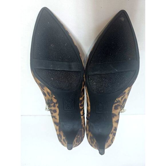 Circus Sam Edelman Sz 8 Leopard Print Womens Bootie Ankle Boots - Picture 10 of 11
